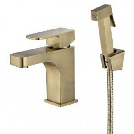Смеситель для биде Kaiser Sonat 34088-1 Bronze с гигиеническим душем