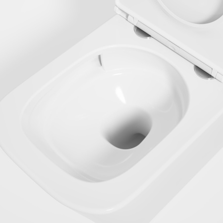 Унитаз-компакт Vincea Tornado Q-Line VT2-12T, цвет белый, ультратонкое сиденье soft-close, P-trap