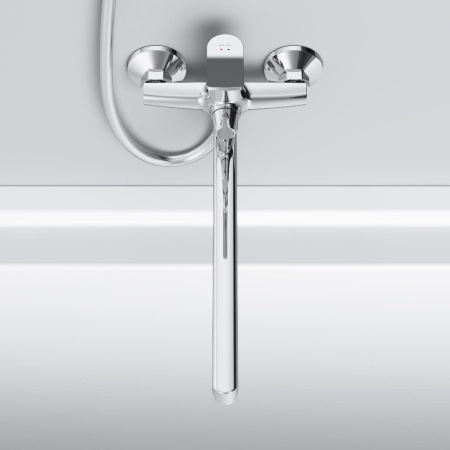 F85A90200 X-Joy, Смеситель для ванны и душа AM.PM, излив 325 мм, хром