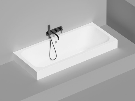 Ванна встраиваемая Salini ORLANDA AXIS 170x75, S-Sense, глянцевый белый 103213G