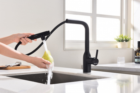 Смеситель для кухни Paulmark VIPER Vi213105-401, антрацит