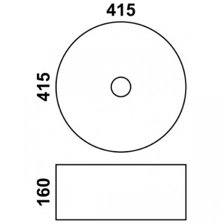 Раковина MELANA MLN-7076