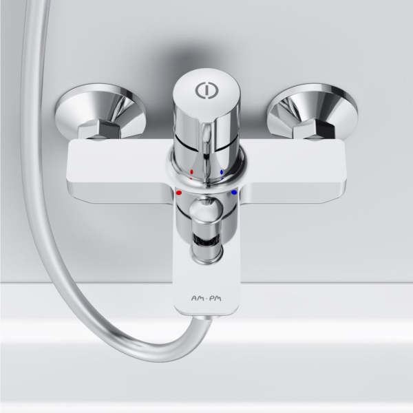 F85A10500_xxx X-Joy, TouchReel Смеситель для ванны и душа AM.PM, хром