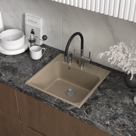 Кухонная мойка Reflection Etude RF0353BE, бежевый
