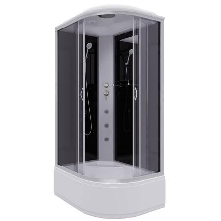 Душевая кабина Niagara Classic NG-2510-14LG (120х80х215) высокий поддон(40см),стекло тонированное