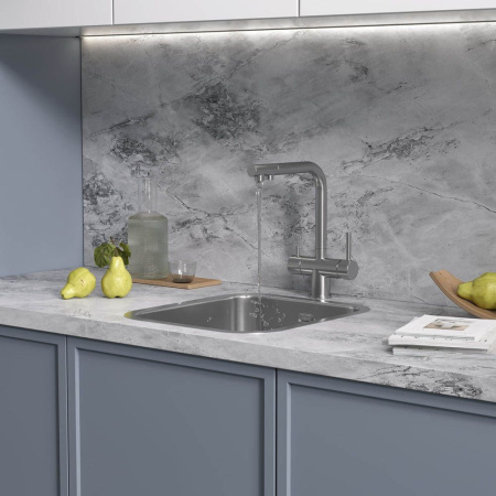 Кухонная мойка Reflexion Orta RX2438SS полированная сталь