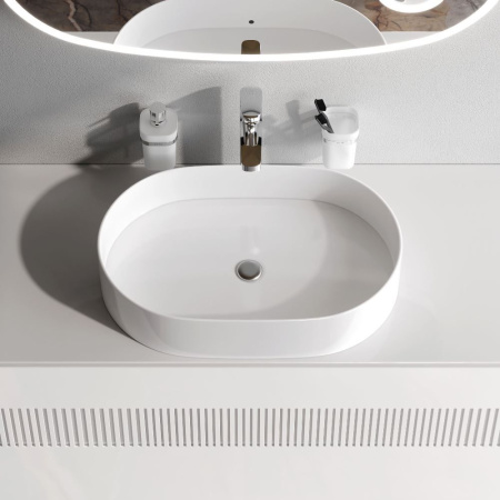 M8FWCC20500WG Func Раковина накладная AM.PM овальная 50 см, цвет белый глянец