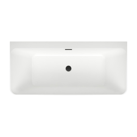 Акриловая ванна в наборе 4 в 1: пристенная ванна, ножки, экран, слив-перелив Wellsee Bromance 231602003