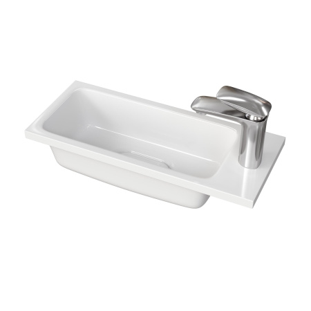 Раковина из литьевого мрамора Taliente 50 см 4627173210607 мебельная цвет белый