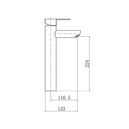 Смеситель для раковины FASHUN A51201-8, белый