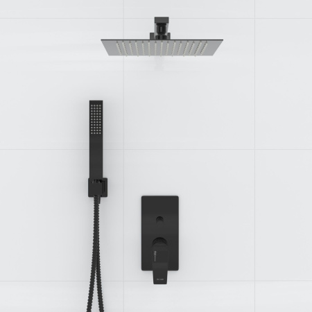 A66209 Встраиваемый комплект для душа WasserKRAFT с верхней душевой насадкой и лейкой