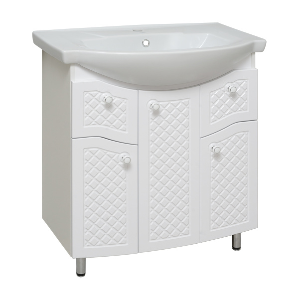 Тумба под раковину Runo  (под умывальник Элеганс 65) Милано 65 (УТ000002087)