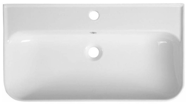 Раковина, ISVEA, SistemaU накладной -1, с переливом, без креплений, цвет-белый 10PL53070SV