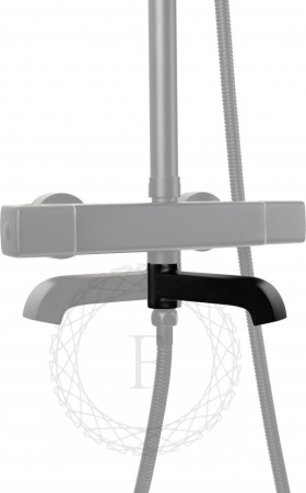 Душевая система FILARETE FL2050 с термостатом (Черный матовый)