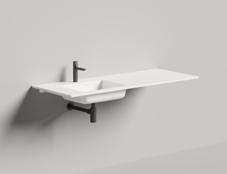 Раковина столешница Salini ONDA PLUS, белый, 1402203MN