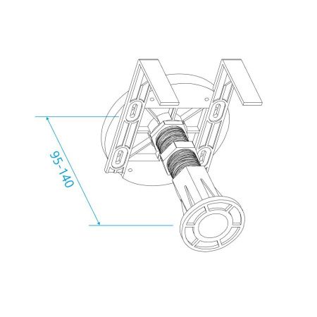 Ножки для поддона RGW N-01 (10) 03230111-31