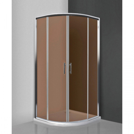 Душевой уголок Roltechnik Project Sol COFE 90 R55 хром кофе N0651
