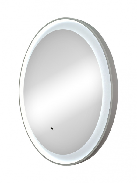 Зеркало Континент Planet White LED D700 ореольная теплая подсветка и Б/К сенсор