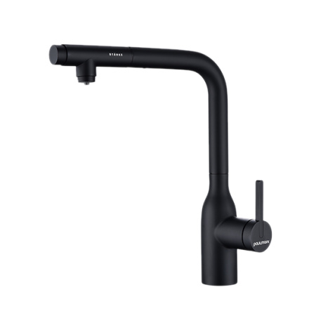 Смеситель для кухни Paulmark VIPER Vi213105-401, антрацит