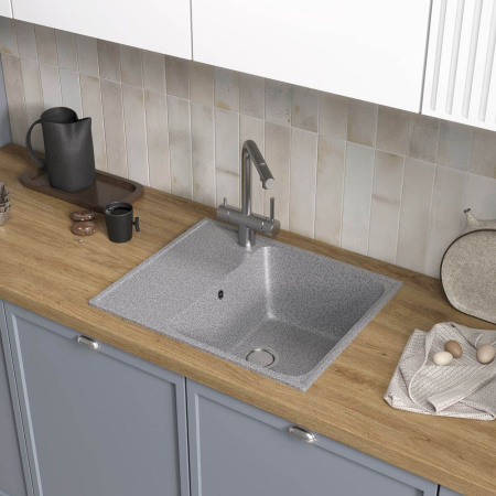 Кухонная мойка Reflexion Plato RX1457GR, гравий