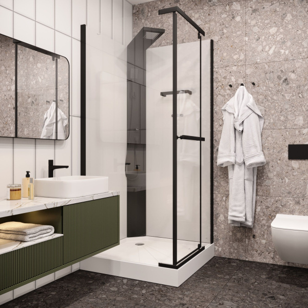 Кабина MiMi90B душевая Ceruttispa (90x90x215-225)