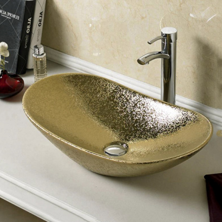 Раковина MELANA MLN- 7811ASJ (золото)