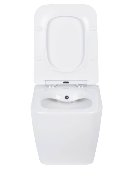 Унитаз подвесной Roxen Cube Bidet 530135-01X Rimless Soft Close с функцией биде