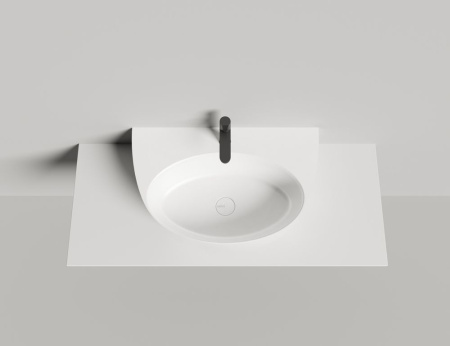 Раковина накладная Salini ALDA WALL 03 покраска по RAL полностью, 140313GF