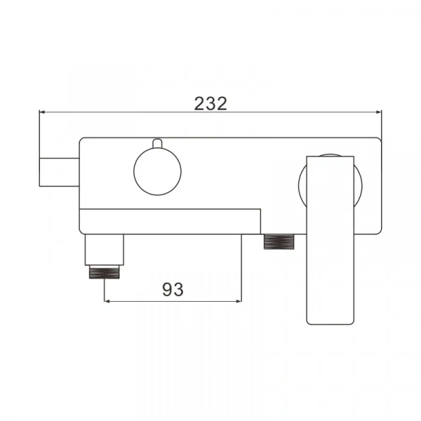 Смеситель для ванны Rose R1402F