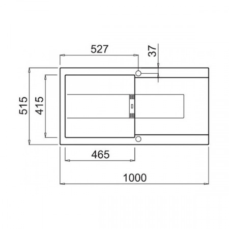 Кухонная мойка Elleci Smart 480 G40 Nero LGI48040SMT