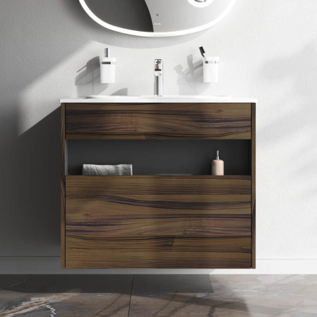 M8FFUX0801OF Func База под раковину AM.PM, 1 ящик (pull-out), 80 см, цвет дерево текстурир-ое