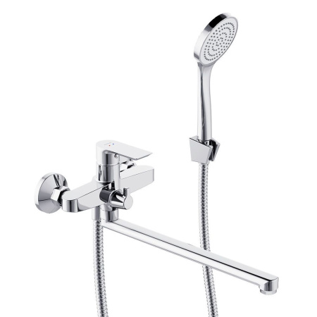 479500000 Apollo Смеситель для ванны и душа AM.PM с универсальным изливом и душ.набором, хром