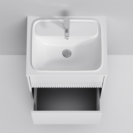 M8FFUX0602WM Func База под раковину AM.PM (push-to-open), 60 см, цвет белый матовый