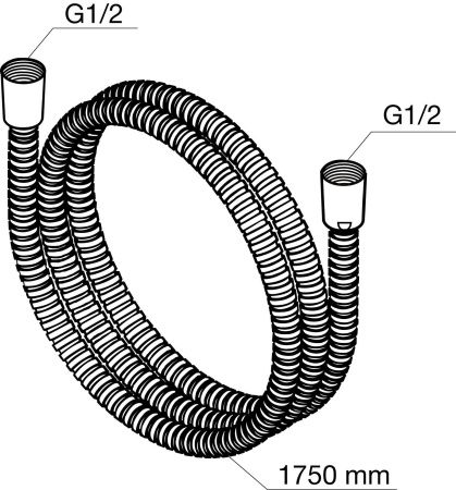 Шланг для душа AM.PM F0400264 1750 мм