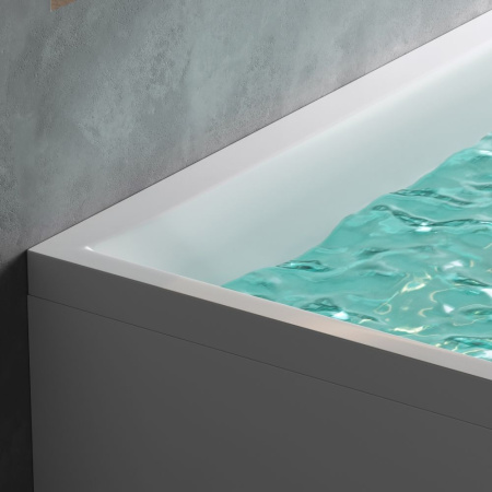 W72A-160L100W-A2 Ванна акриловая AM.PM spirit  ассиметричная 160x100, без слива/перелива, левосторонняя