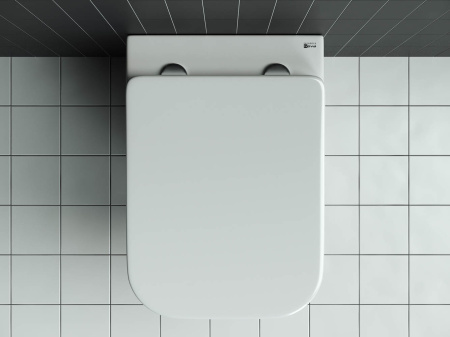 Подвесной унитаз Mono Rimless 350х360 белый