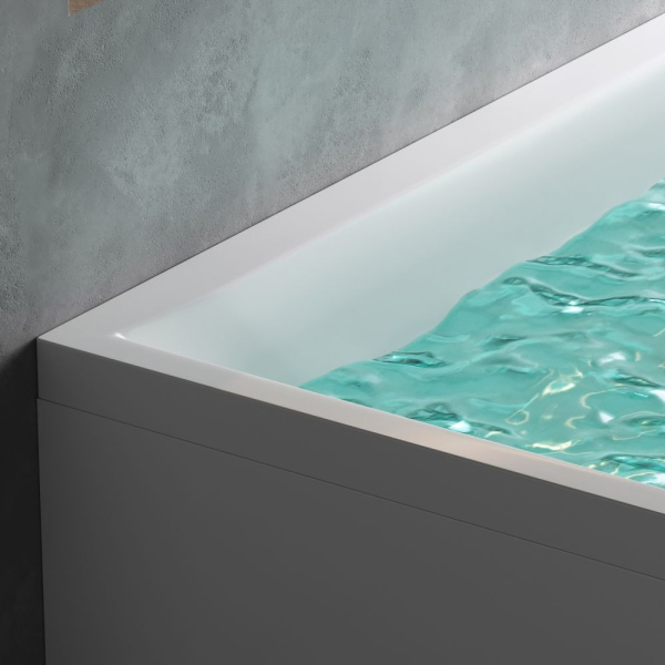 W72A-160L100W-A2 Ванна акриловая AM.PM spirit  ассиметричная 160x100, без слива/перелива, левосторонняя