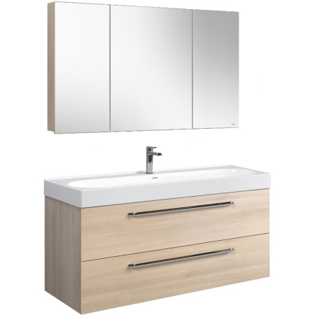 Тумба под умывальник Belux Стокгольм НП 120-02 Акация Лэйкленд светлая