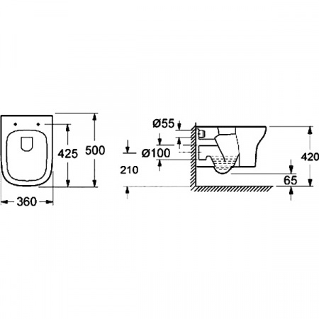 Унитаз подвесной BelBagno Torino BB10134CH