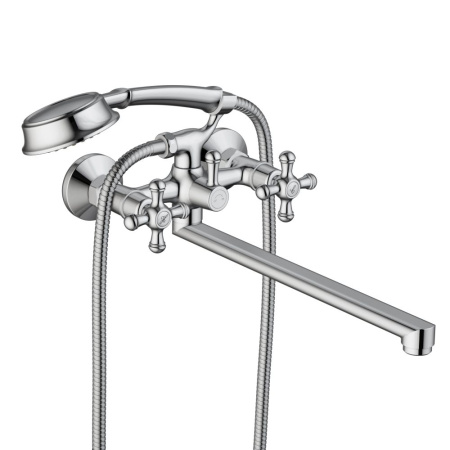 239500000 Retro Смеситель для ванны и душа AM.PM с длинным изливом, душ.гарнитуром