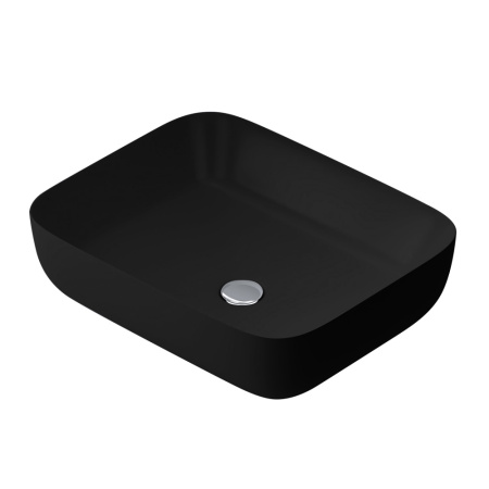 M8FWCC10510BM Func Раковина накладная AM.PM, прямоугольник, 51 см, цвет черный матовый