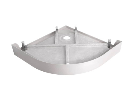 Душевая кабина AQUABATH ATLAS AB-1000A (четверть круга, 90x90, хром, с поддоном, сифоном, без крыши)