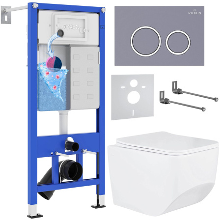 Комплект 6 в 1 Roxen StounFix Dual Fresh 966110  (состоит из: 710200, Santi 410260DG, 530145-01)