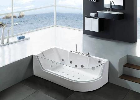 Ванна C-403A L акриловая гидромассажная Ceruttispa (1700x800x580)