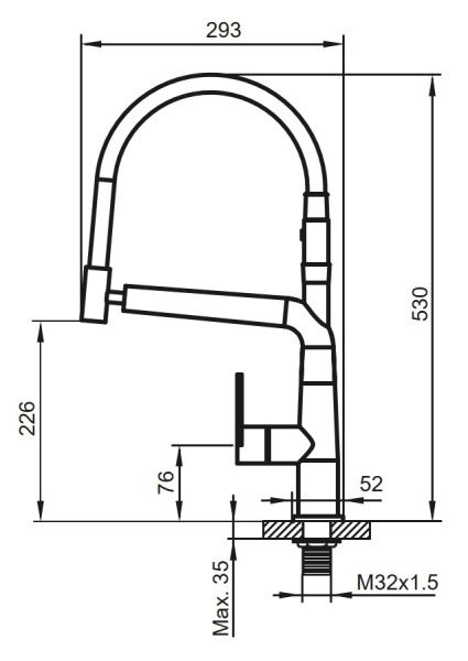 Смеситель для мойки Ahti Kemi KM803021