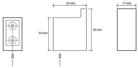 Крючок Bemeta NERO 135006010