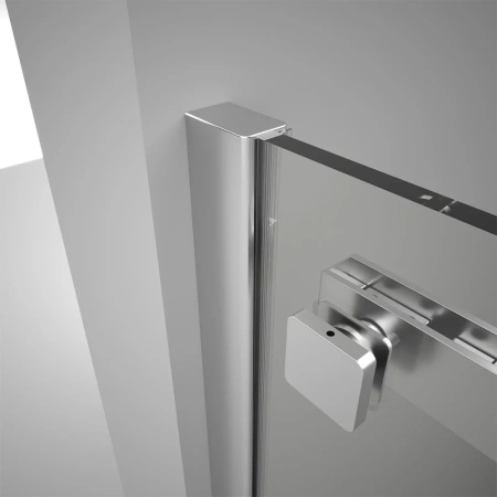 Душевая дверь Veconi Vianno VN-75, 1300x2000, хром, стекло прозрачное