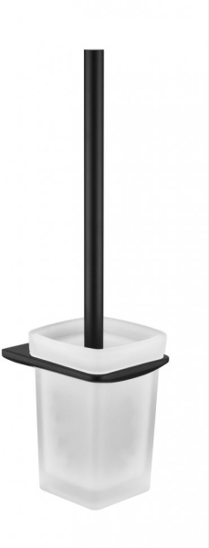 Настенный ёршик для унитаза Grocenberg AC0057 (Черный матовый)