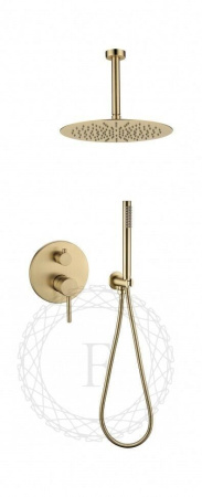 Душевая система скрытого монтажа FILARETE Roun FL1024 (Матовое золото)