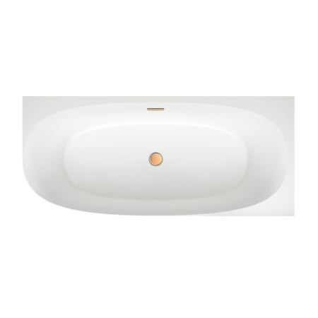 Акриловая ванна в наборе 4 в 1: пристенная ванна (правый разворот), каркас, экран, слив-перелив Wellsee Belle Spa 2.0 235806004